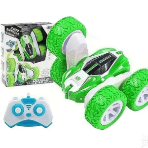 Auto akrobata zeleni na daljinski sa punjivim baterijama