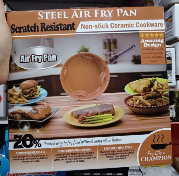 Tiganj Air Fry Pan - Priprema hrane bez ulja - Slika 4