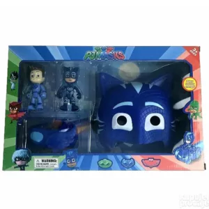 Catboy PJ masks 2u1 set sa maskom i vozilom