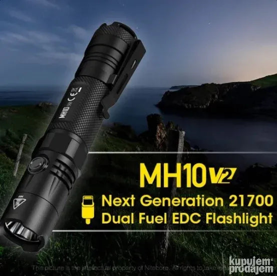 Baterijska lampa NITECORE MH10 V2 SET - Slika 2