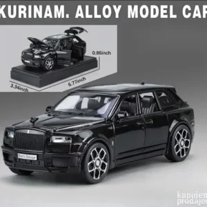 Rolls royce culinan 1:32 Crni metalni auto