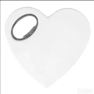 MAGNET HEART, otvarač za flaše sa magnetom, beli