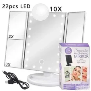 LED ogledalo - Superstar Magnifying Mirror