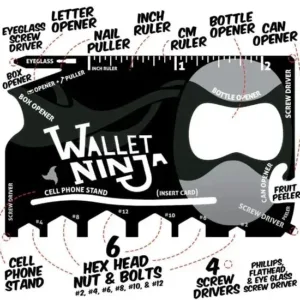 Wallet Ninja - 18 u 1 alat-kartica