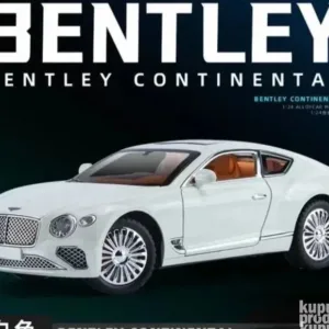 Bentley continental GT 1:28 beli metalni auto