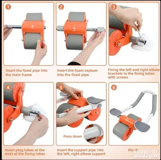 Valjak za vežbanje trbušnih mišica - Slika 2