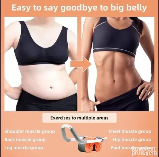 Valjak za vežbanje trbušnih mišica - Slika 3