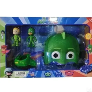 Gekko PJ masks 2u1 set sa vozilom i maskom