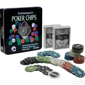 Poker čipovi 100kom + 2 špila karata