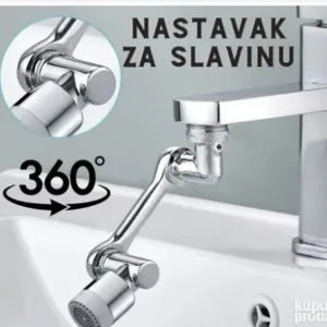 Nastavak za slavinu koji se rotira 1080-stepeni