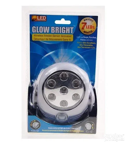 Glow Bright - LED Bežični reflektor sa senzorom pokreta - Slika 2