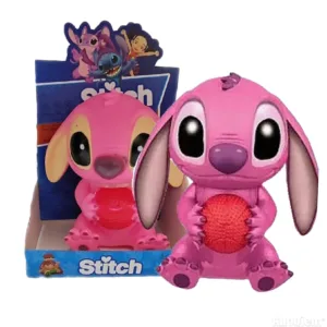 Gumirani Stitch roze sa loptom