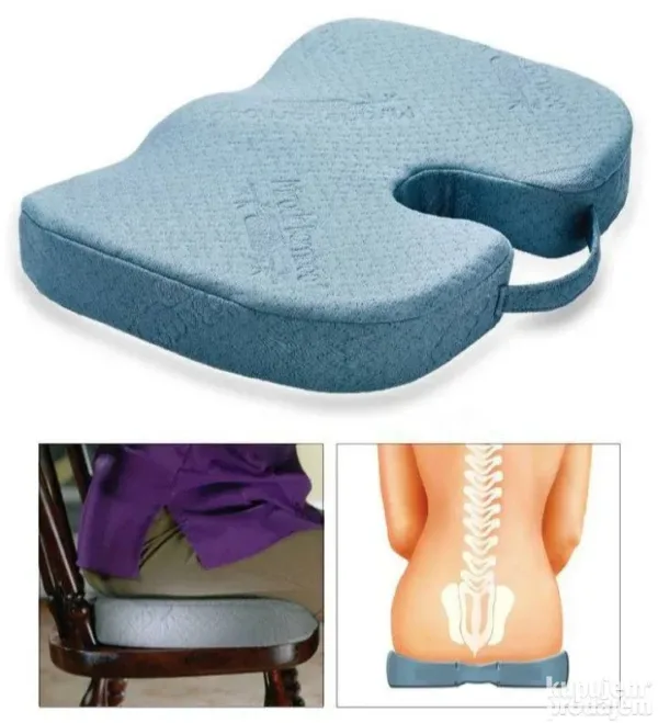 Bambus anatomski jastuk za sedenje - Slika 2