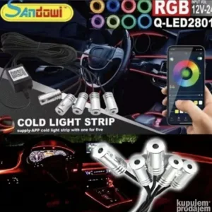 RGB ambijentalno osvetljenje za auto 12V