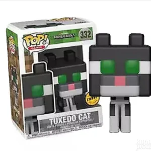 Funko pop figure Minecraft Tuxedo cat