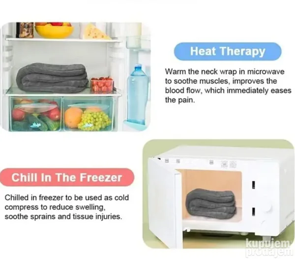 Toplo - hladno peškir za vrat i ramena - Slika 4