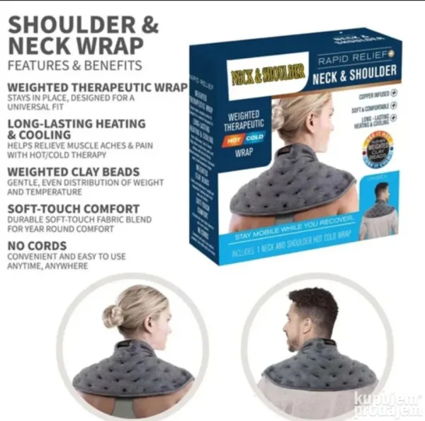 Toplo - hladno peškir za vrat i ramena - Slika 5