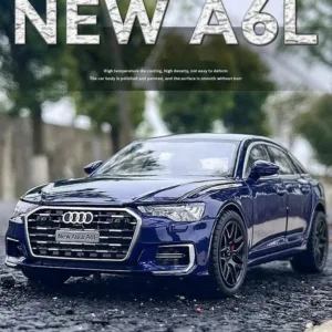 Audi A6L 1/24 Plavi Metalni