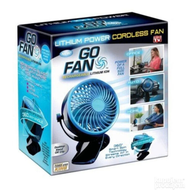 Prenosivi punjivi mino ventilator GoFan