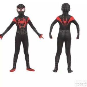 Crni spajdermen Kostim za decake Miles Morales