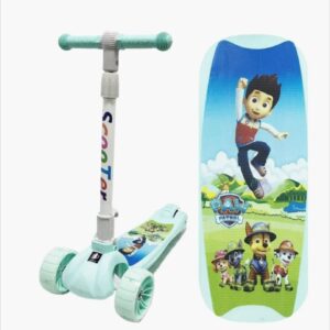 Paw patrol scooter tortinet sa svetlećim točkovima