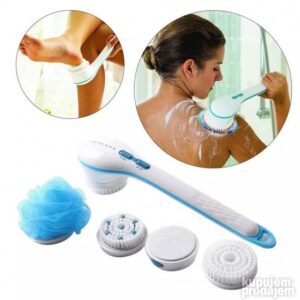 SPIN SPA BRUSH/rotirajuća četka za kupanje/5 nastavaka