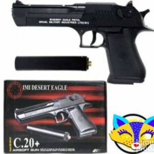 Airsoft pistolj C20+ sa prigusivacem Desert Eagle