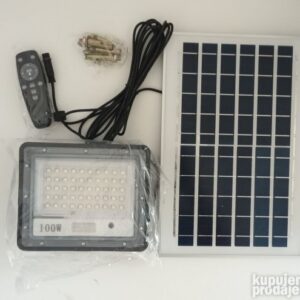 Led reflektor 100W sa solarnim panelom solarni panel