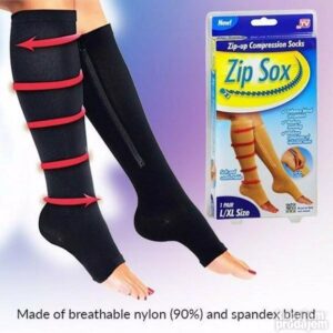 Kompresione carape Carape za cirkulaciju otok Zip socks