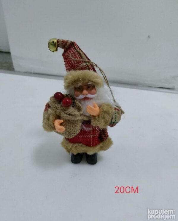 Novogodišnja figura Deda Mraz 16cm QW