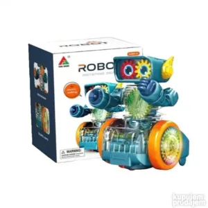 Gear Robot sa 3D svetlom i muzikom