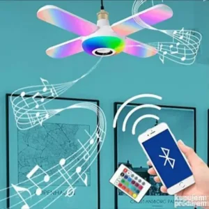 LED Muzička luster lampa Bluetooth lampa sa muzikom po želji