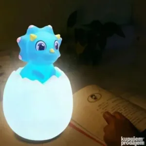 LED noćna lampa DINO za decu sa daljinskim i muzikom