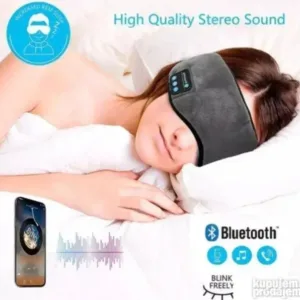 Bluetooth slušalice i maska za oči za spavanje