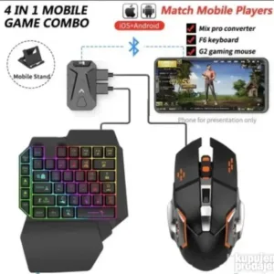 Mobile game combo set 4u1 - Miš i tastatura