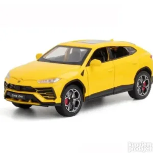 Lamborghini Urus žuti metalni sa svetlom i muzikom