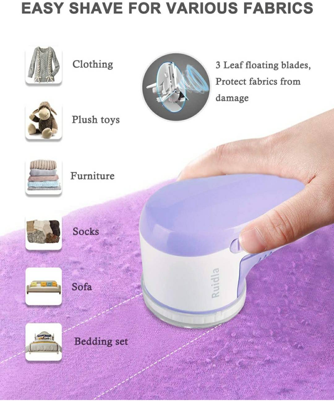 Aparat za skidanje vlakana / šišanje tkanine