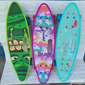 Penibord šareni - penny board  skejt bord60cm flamingos