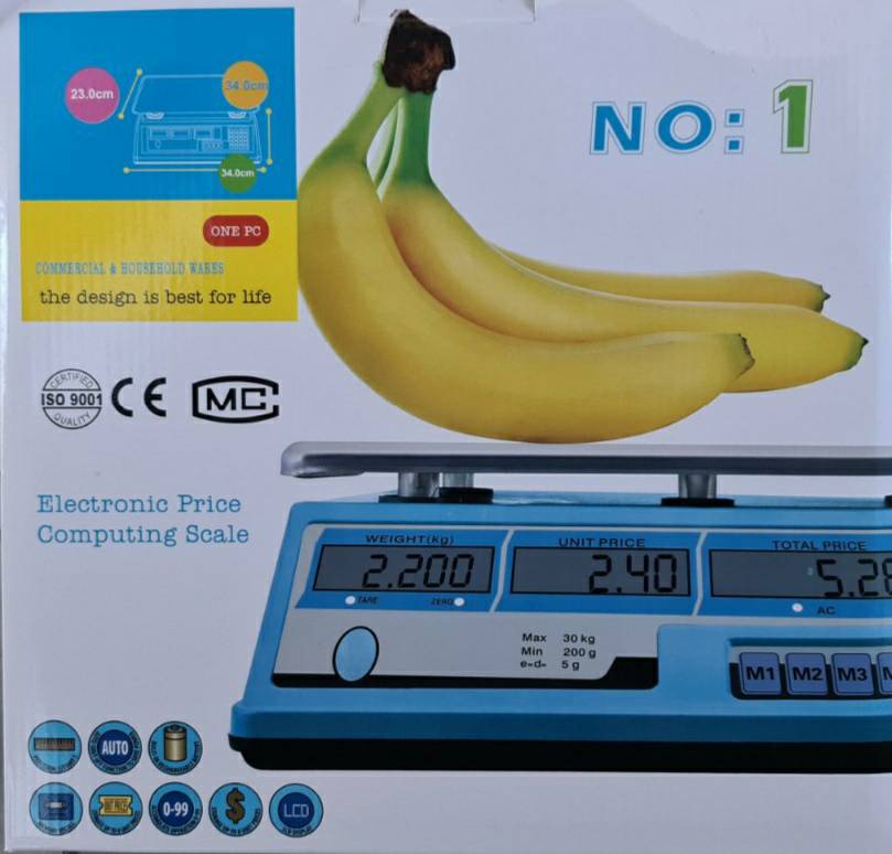 Vaga od 200g do 30kg sa led ekranom