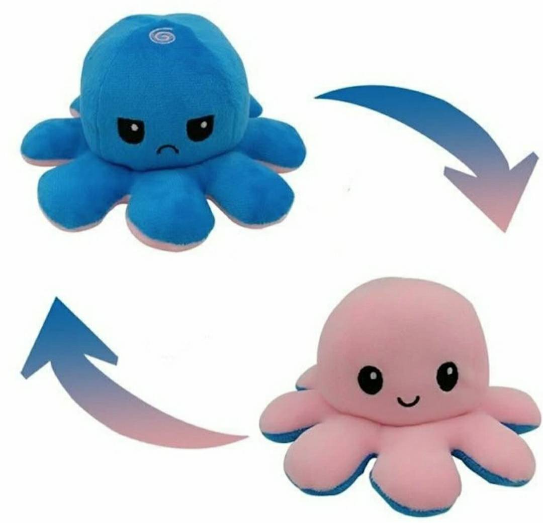 Hobotnica - plišana igračka sa dva lica