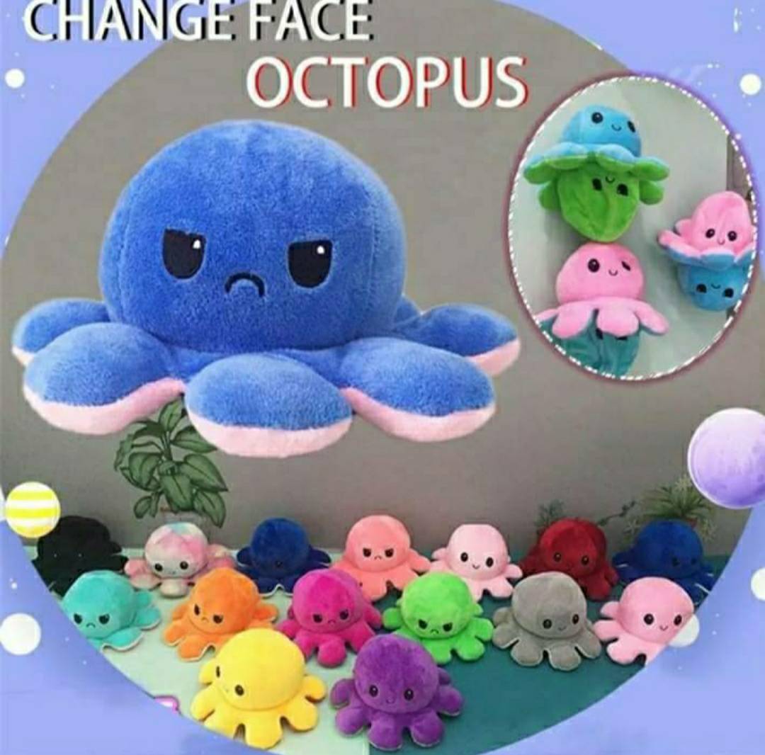 Hobotnica - plišana igračka sa dva lica - Slika 2