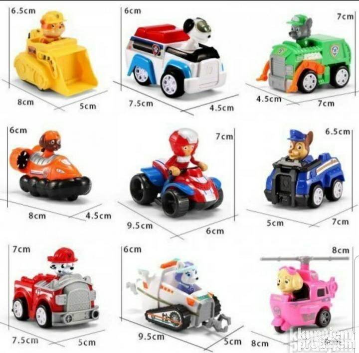 Devet patrolnih sapa sa auticima patrolne sape sa auticima - Slika 2