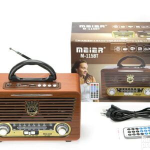 Radio na punjenje - retro izgled - USB , BT , AUX