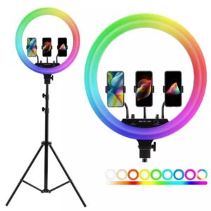 RGB Ring light 45cm + Stativ