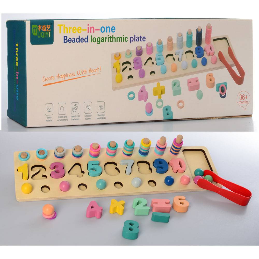 Drvena edukativna igračka 3/1