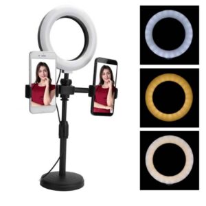 Ring light 6" sa dva držača za telefon