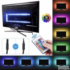 Led traka RGB 5m usb TV dioda