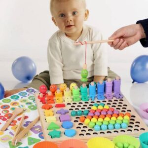 Drvena igracka hvataljka