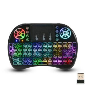 Bežična mini tastatura sa RGB pozadinskim osvetljenjem