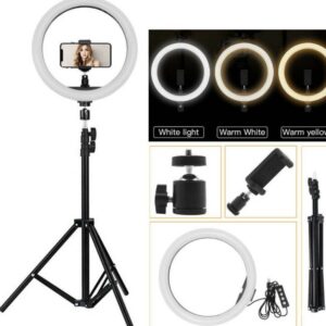 Ring light + stativ 12inca 30cm